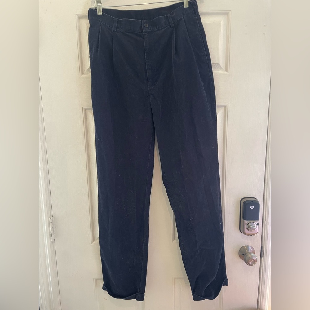 Joseph A. Bank Navy Corduroy Pants